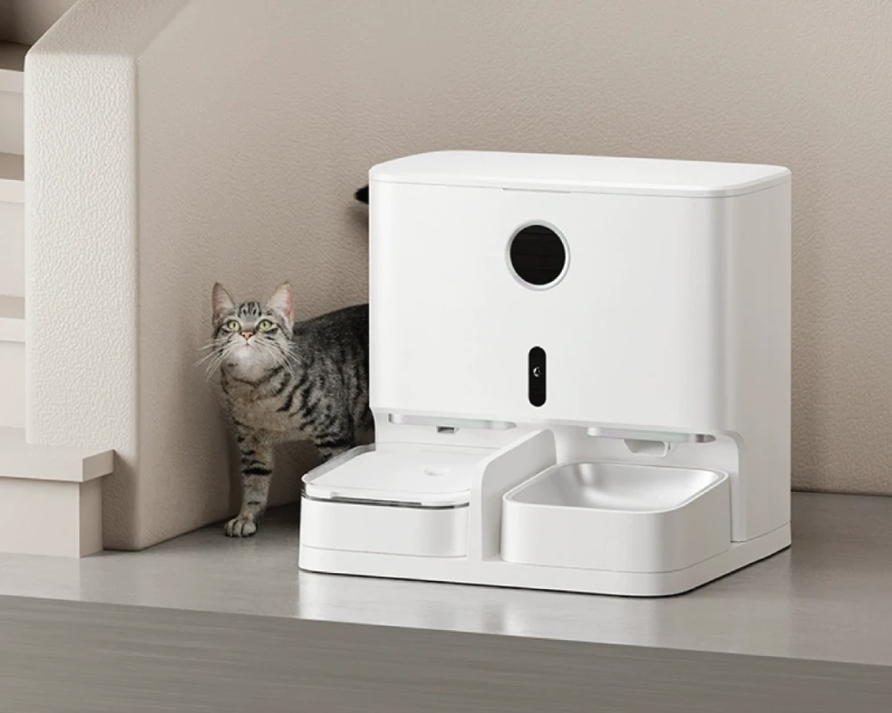 pet food and water dispenser